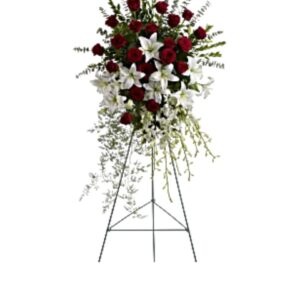 Lily and Rose Tribute Spray