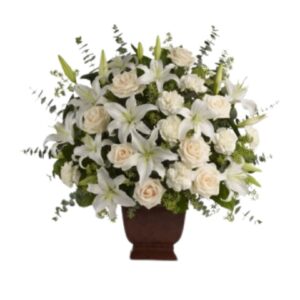 Bouquet of Lilies and Roses